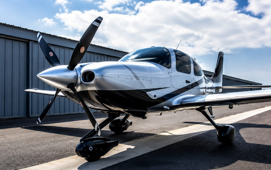 Modern aircraft on the runway — premium aviation training